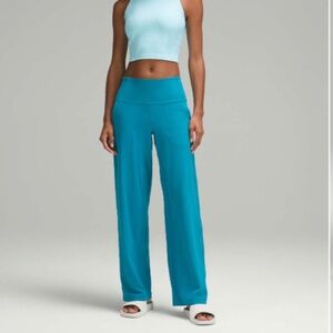 Lululemon Align High-Rise Wide-Leg Pant 31" Hawaiian Blue Size 0